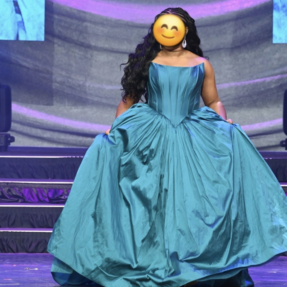 R2G Turquoise Ball Gown